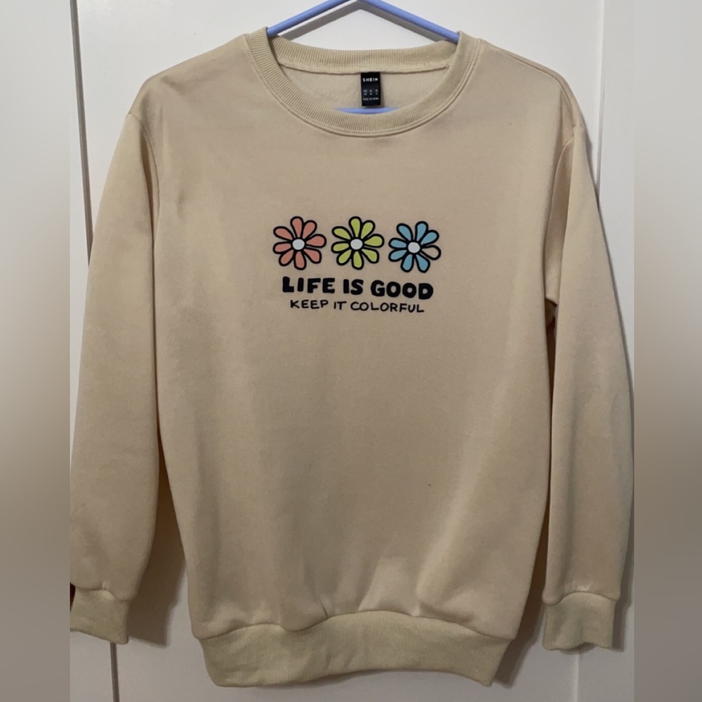 Beige crewneck